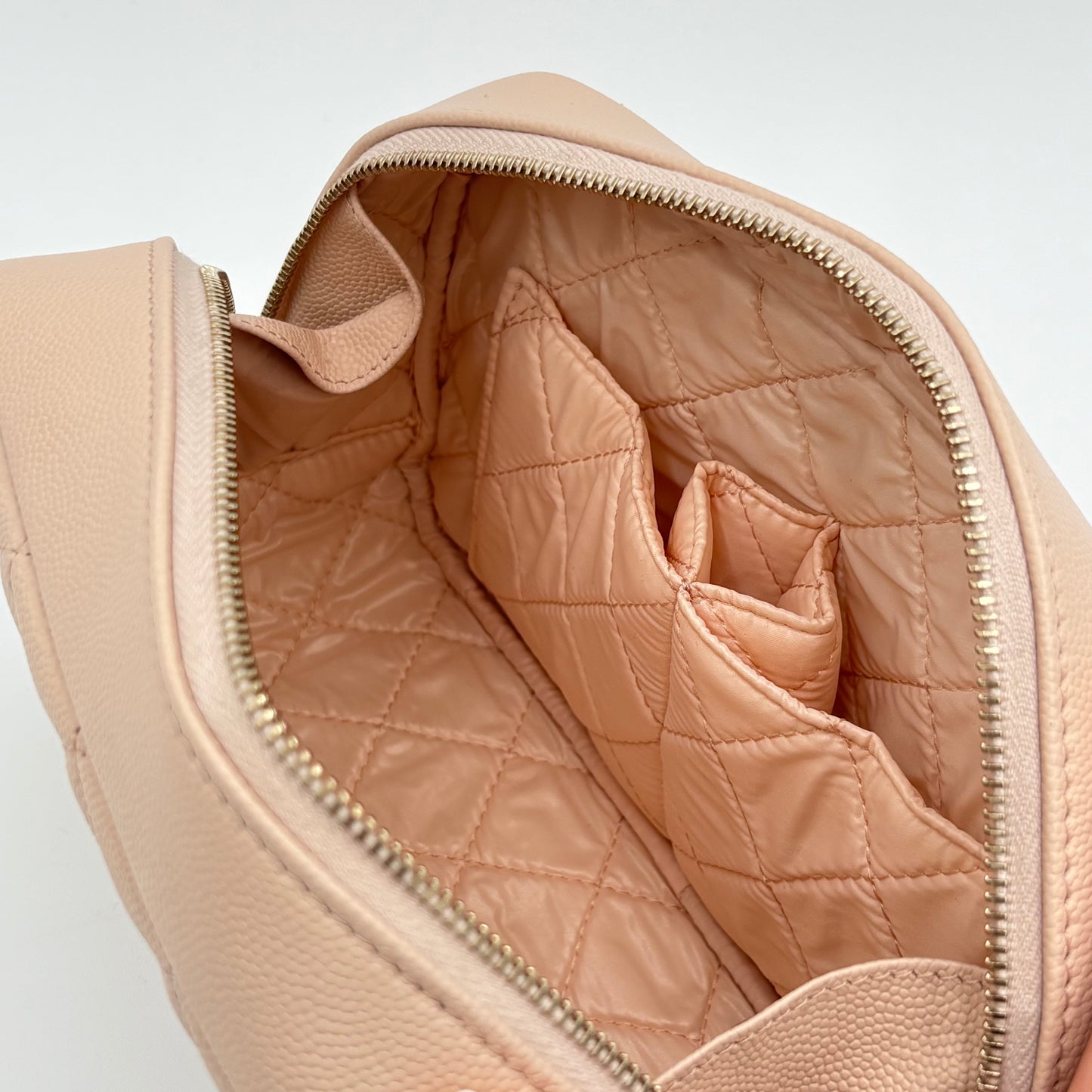 2021 Chanel Quilted Medium Curvy Pouch