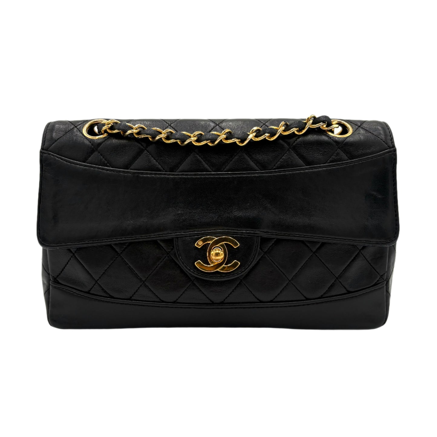 1989 Chanel Lambskin Matelasse Flap Bag