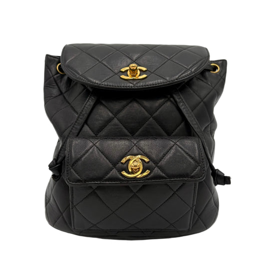 1994-96 Chanel Quilted Lambskin Duma Backpack