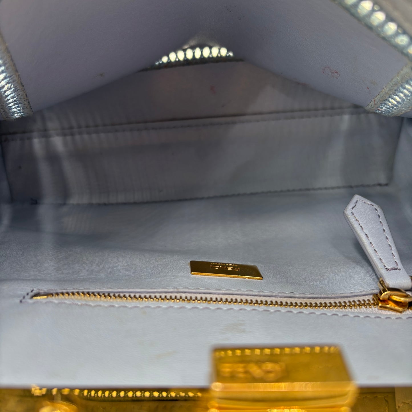 Fendi Small Peekaboo Bag w/Strap