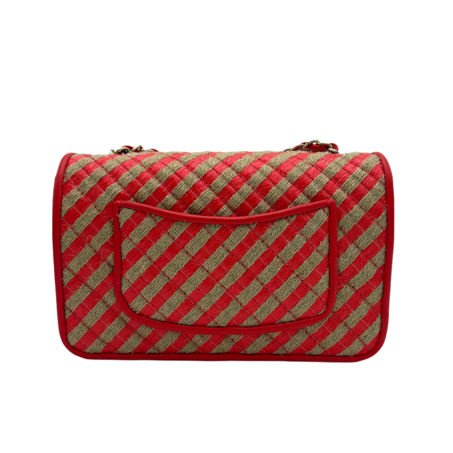 2021 Small Raffia Jute Urban Jungle Single Flap Shoulder