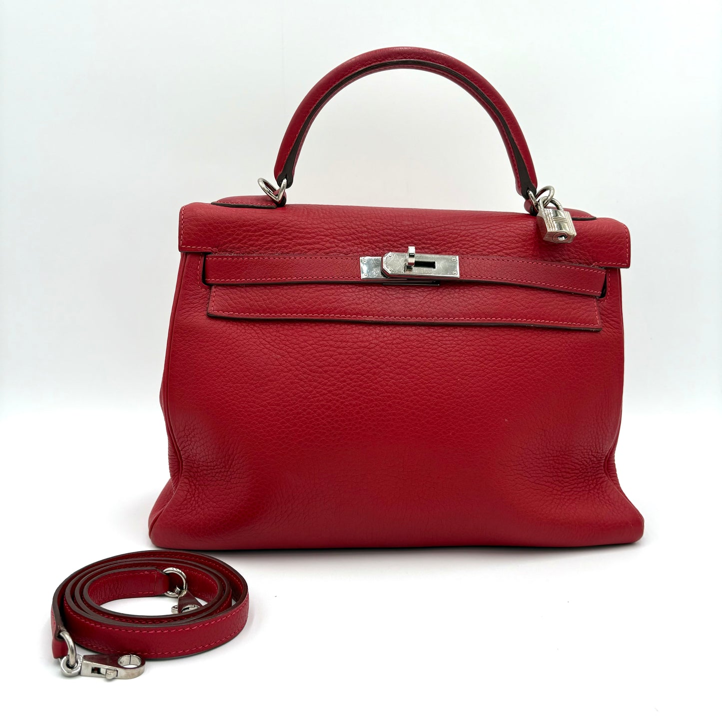 2006 Hermes Kelly Clemence-Rouge : 30 cm