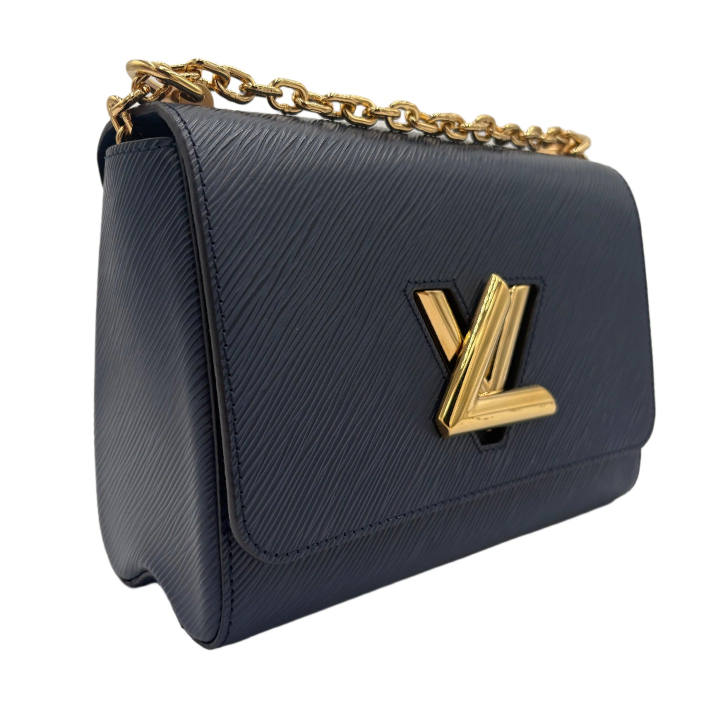 Louis Vuitton Epi Leather Twist Chipped-Navy : MM