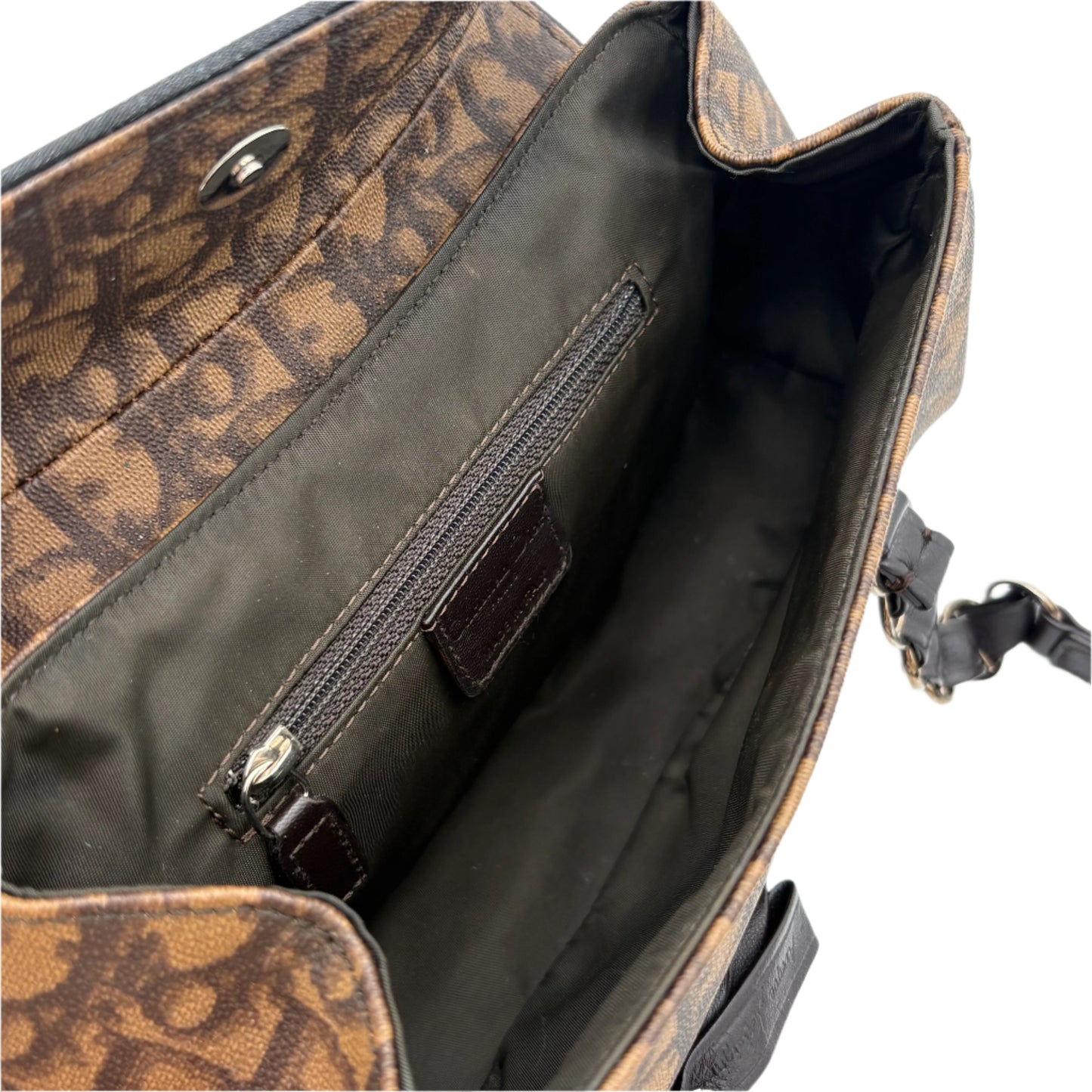 Y2K Christian Dior Monogram Romantique Trotter Flap