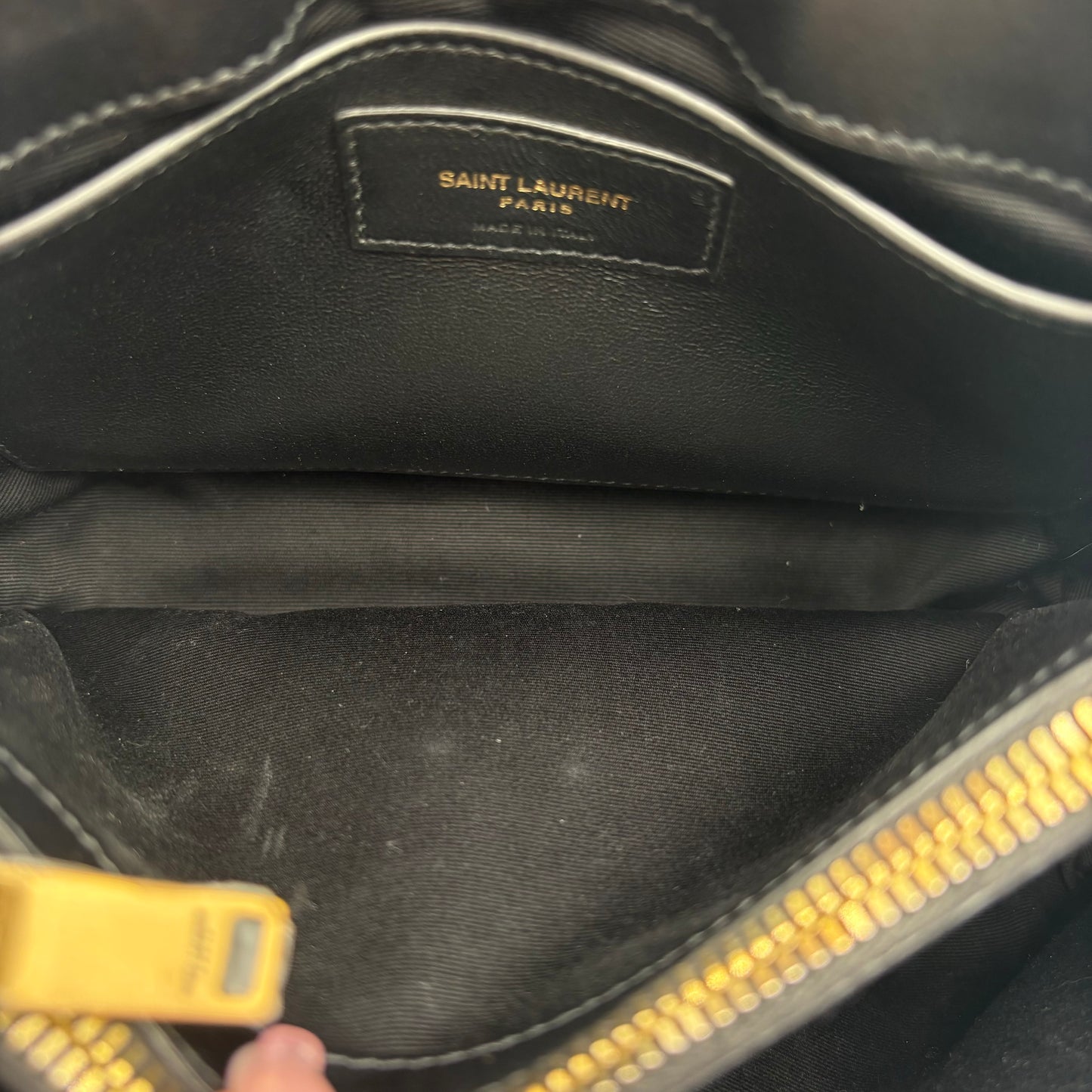 Saint Laurent Loulou Small Shoulder Bag Black