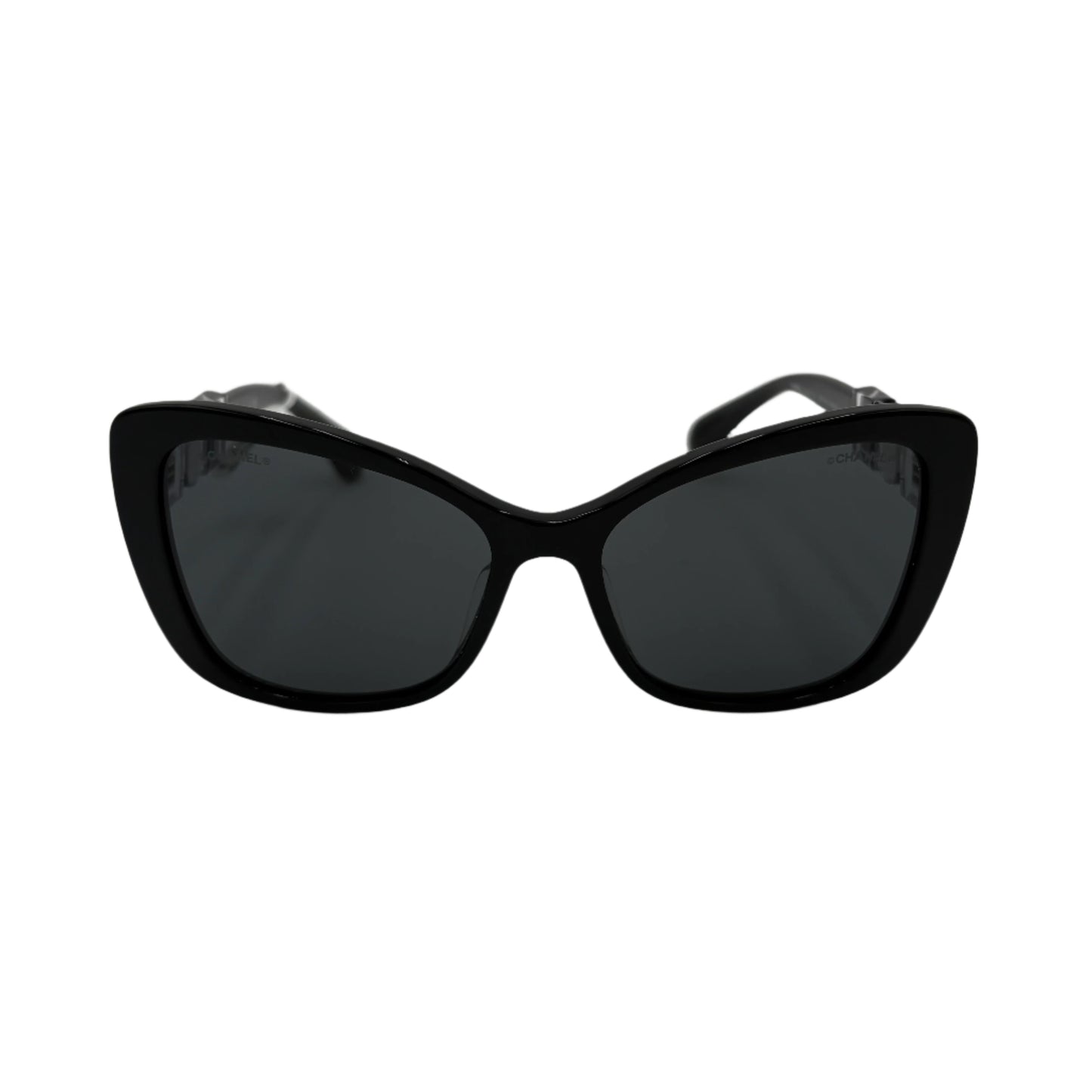 Chanel Acetate Pearl Butterfly Sunglasses 5445-H