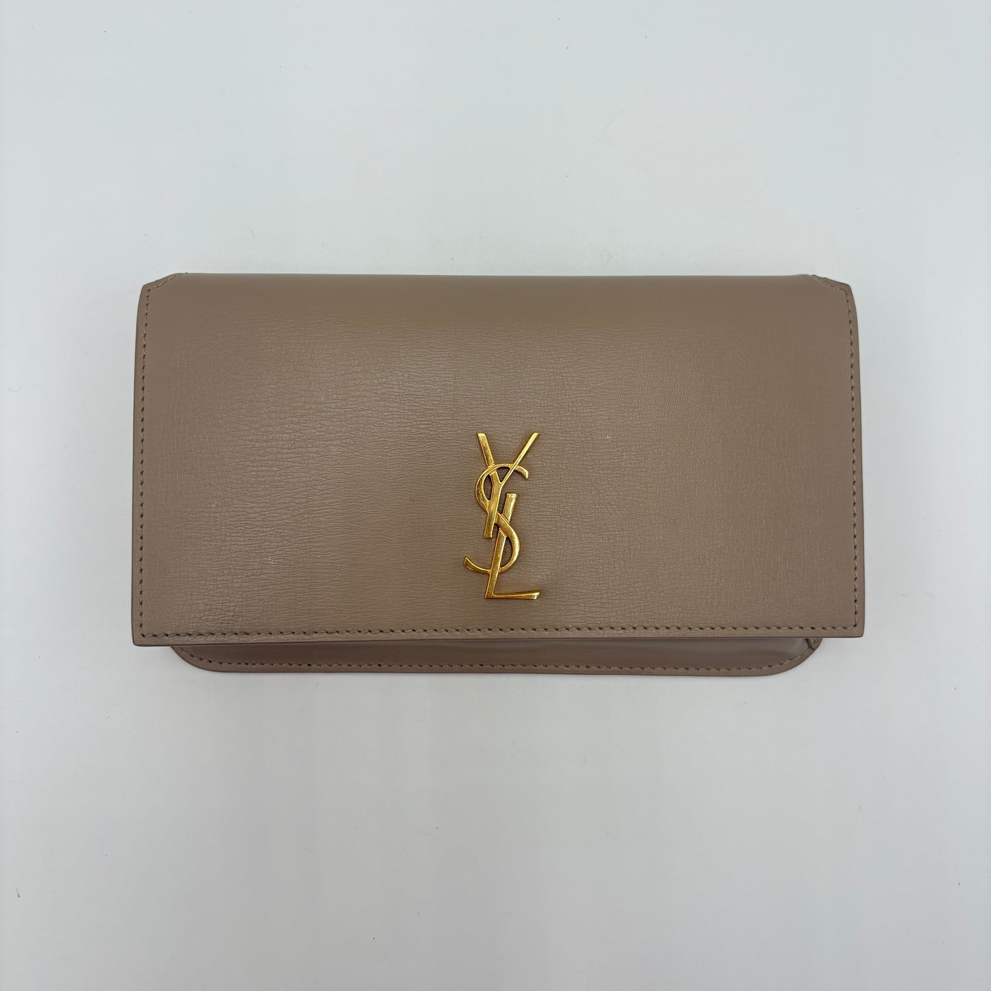 Saint Laurent Kassandre Phone Case Cream