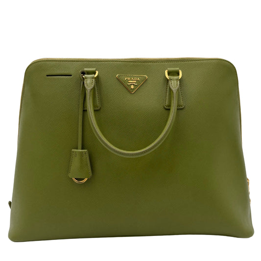 Prada Saffiano Leather Dome Bag