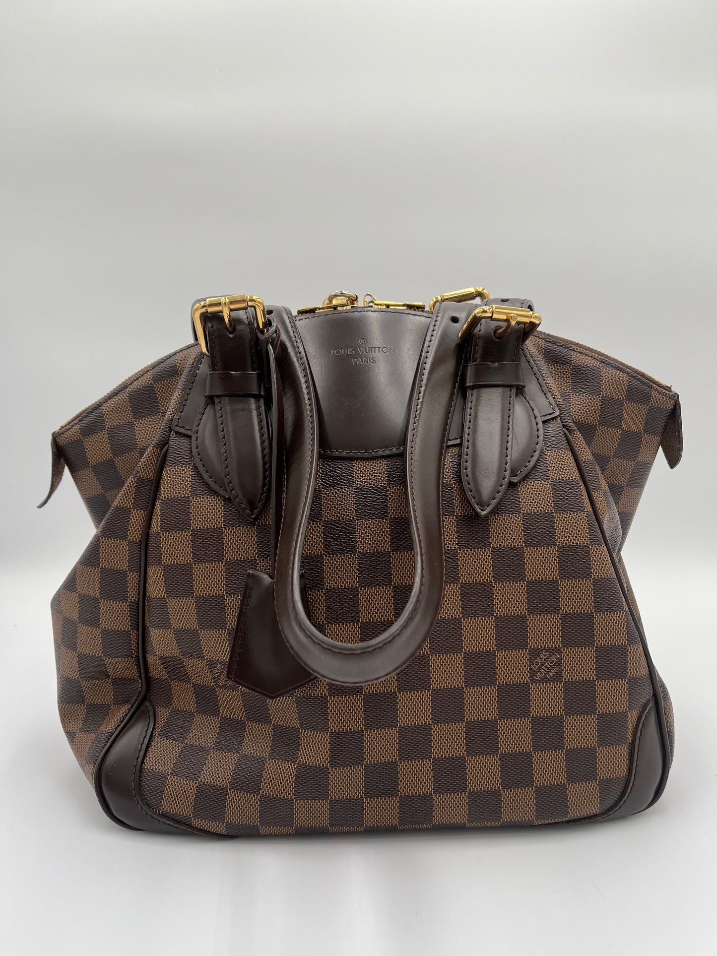 Louis Vuitton Verona Handbag-Damier Ebene : MM