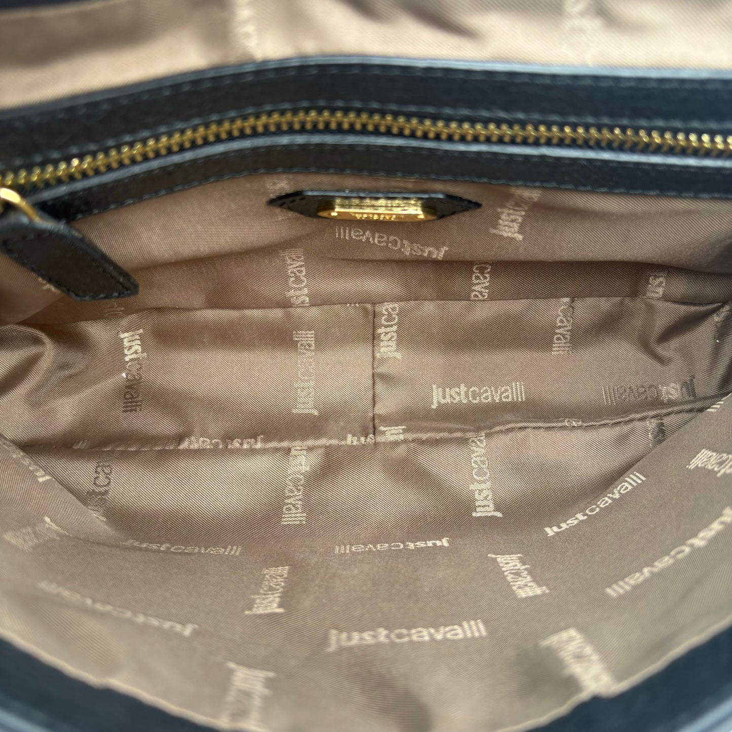 Just Cavalli Leopard Fur/Leather Purse