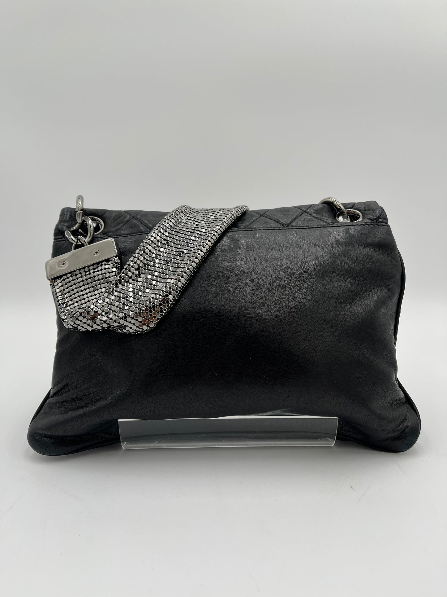 2009 Chanel Besace Resort-Black : Silver Mesh