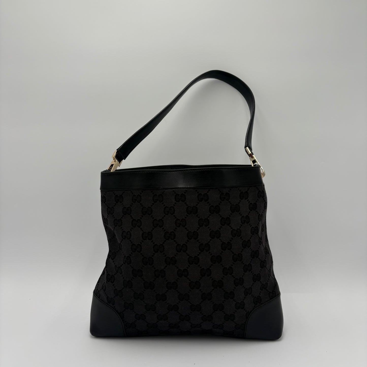 Gucci Canvas Leather Shoulder Bag