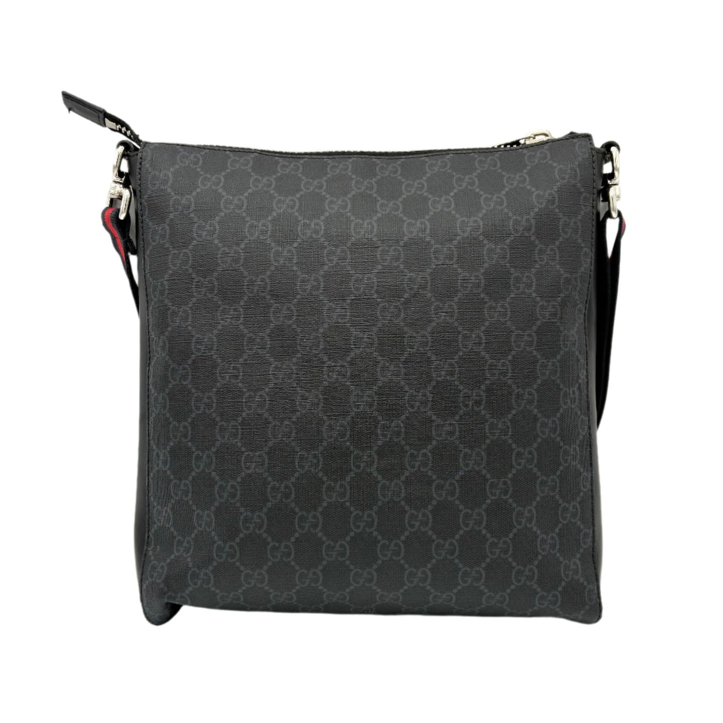 Gucci GG Men's Messenger-Grey Black