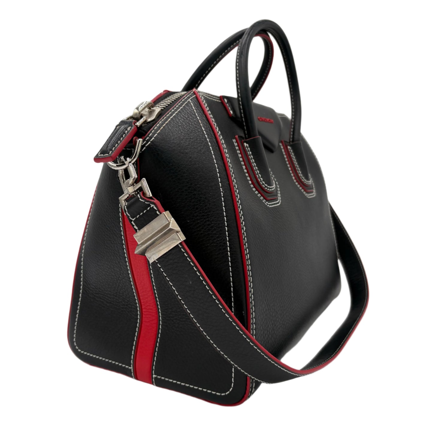 Givenchy Antigone Satchel Bag-Black/Red : Medium