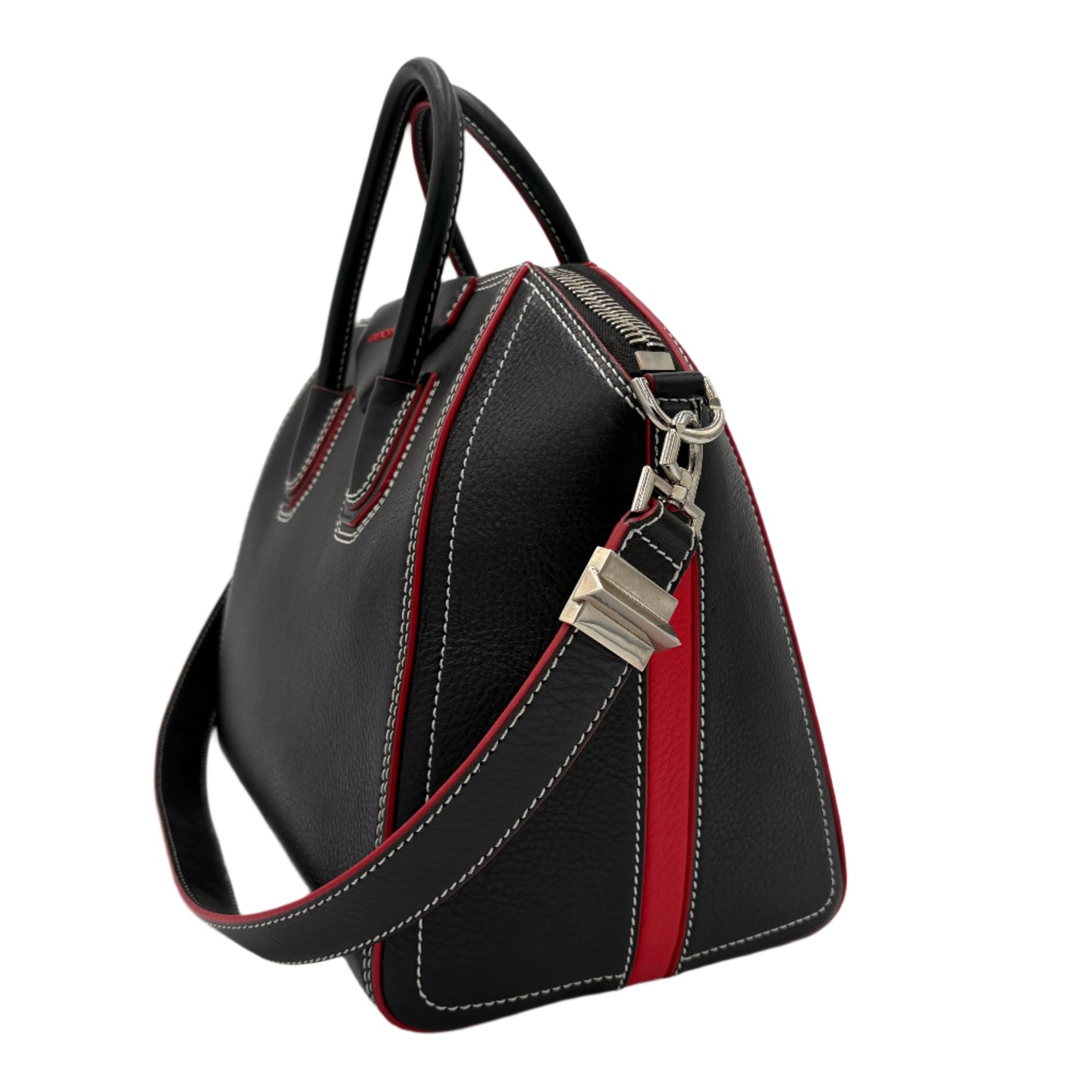 Givenchy Antigone Satchel Bag-Black/Red : Medium
