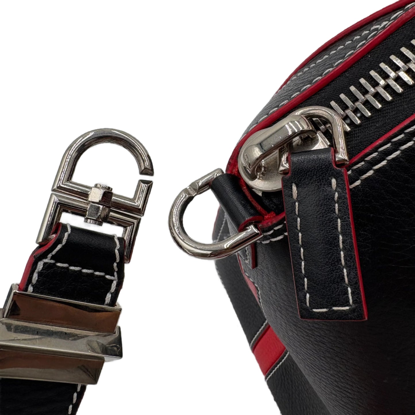 Givenchy Antigone Satchel Bag-Black/Red : Medium