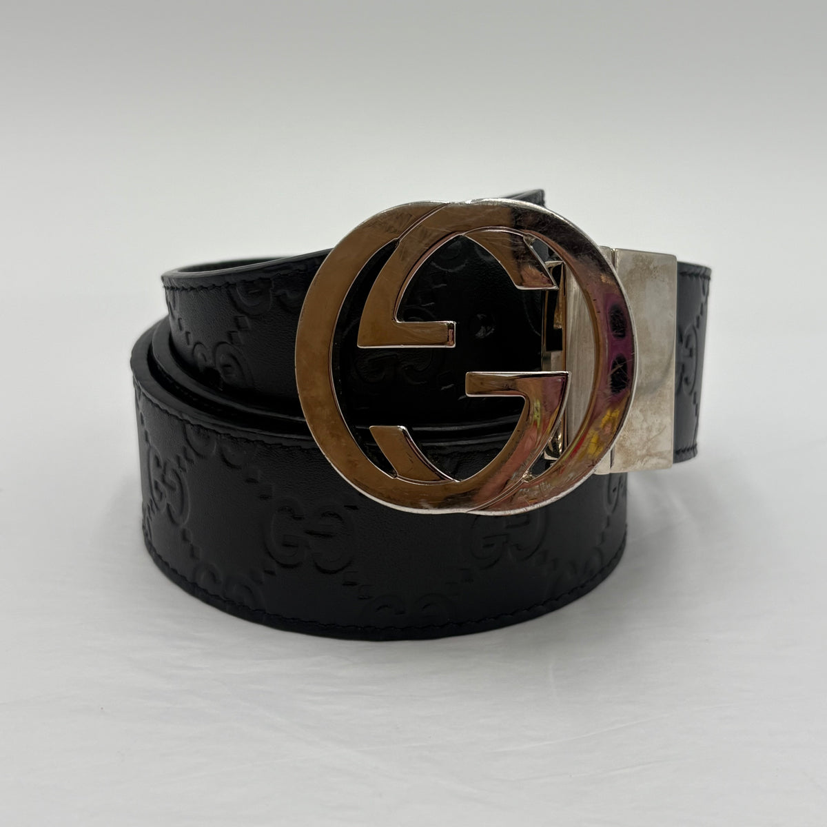 Gucci GG Guccissima Belt Reversible