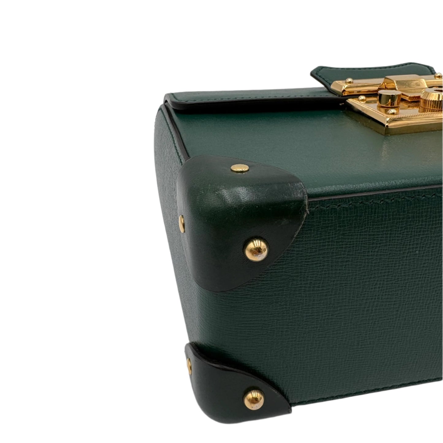 Gucci Small Padlock Bamboo Top Handle
