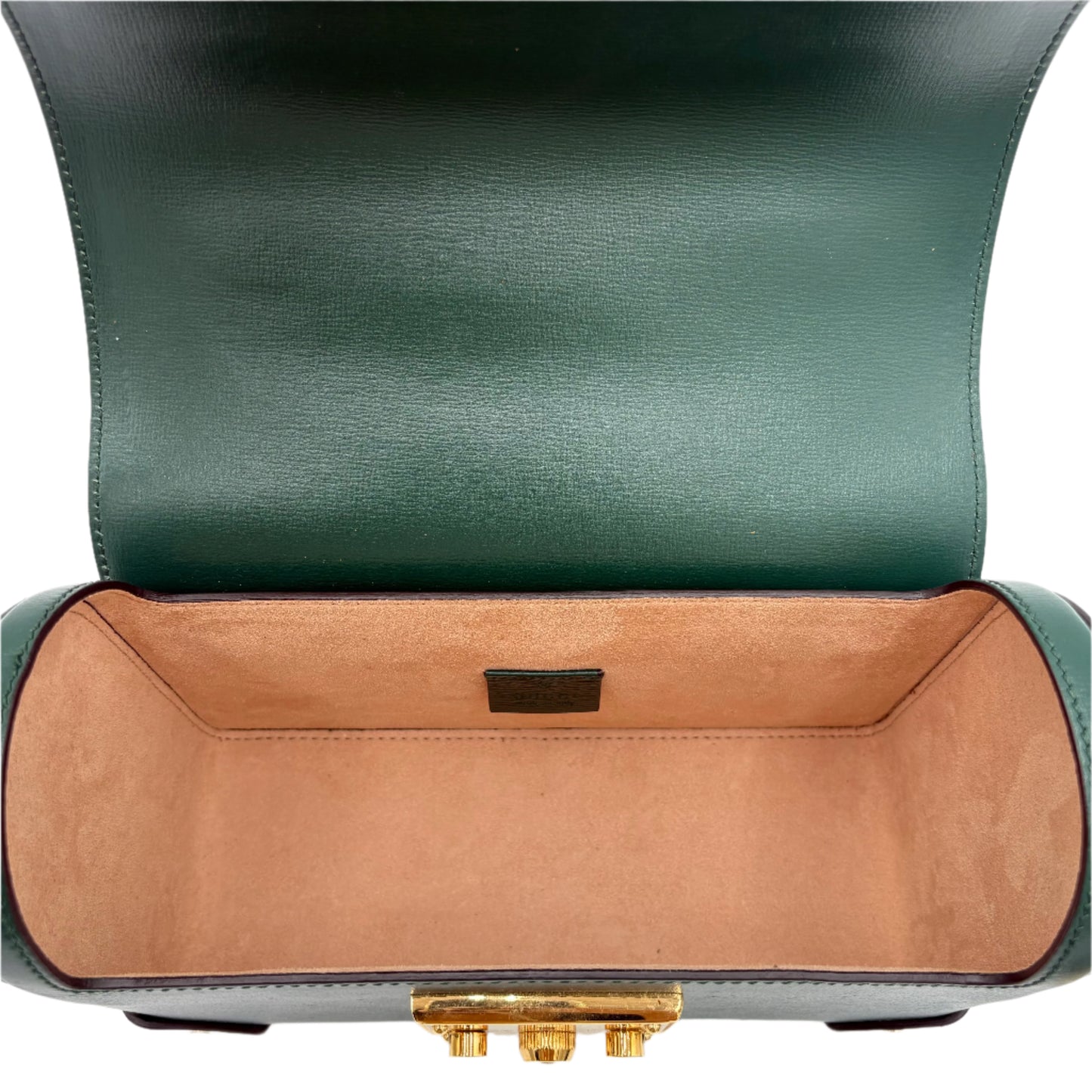 Gucci Small Padlock Bamboo Top Handle