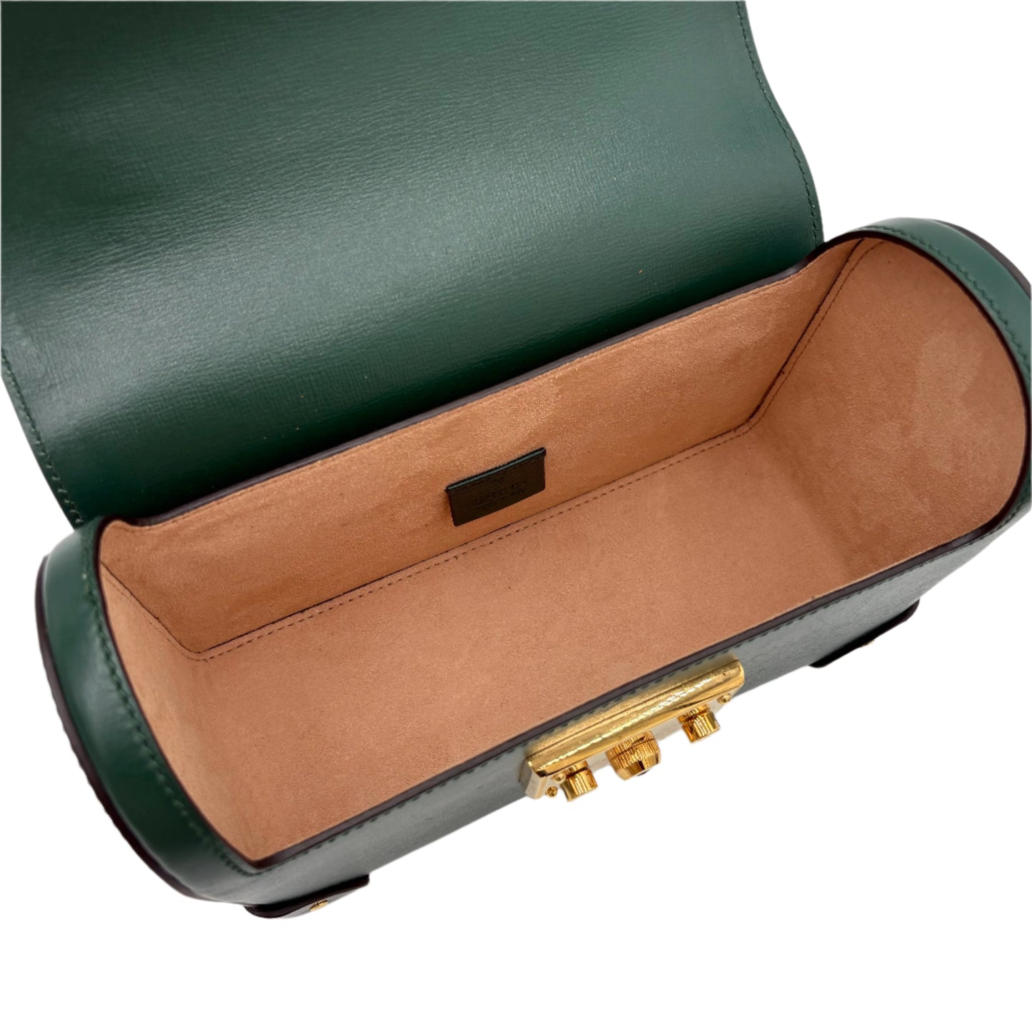 Gucci Small Padlock Bamboo Top Handle