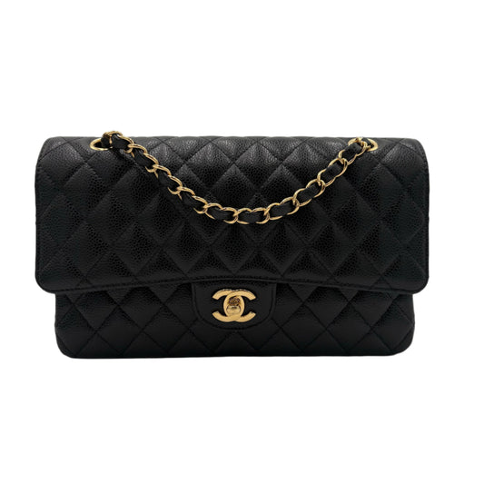 2020 Chanel Double Flap Classic Medium/Caviar