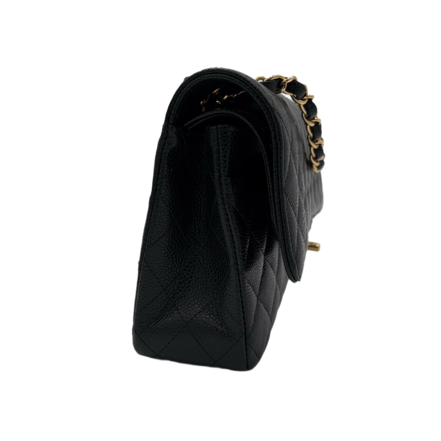 2020 Chanel Double Flap Classic Medium/Caviar