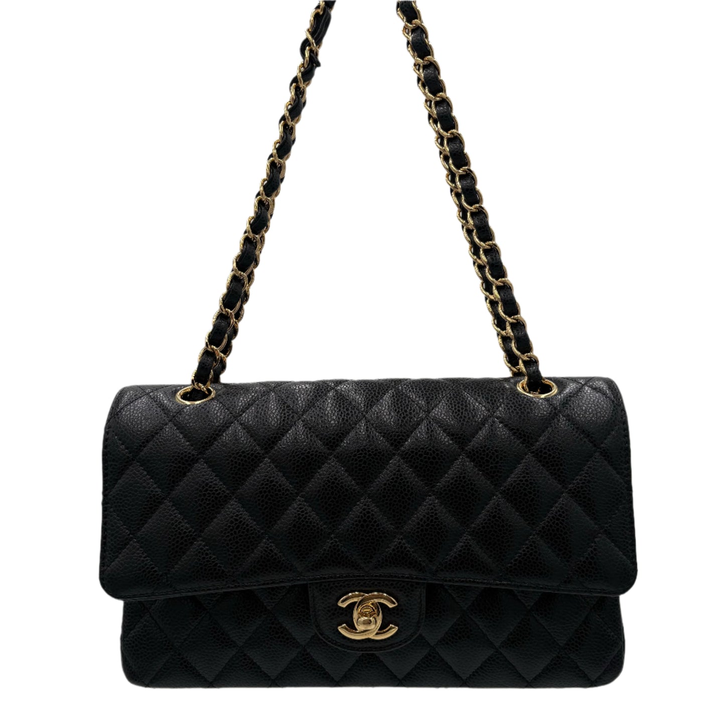 2020 Chanel Double Flap Classic Medium/Caviar
