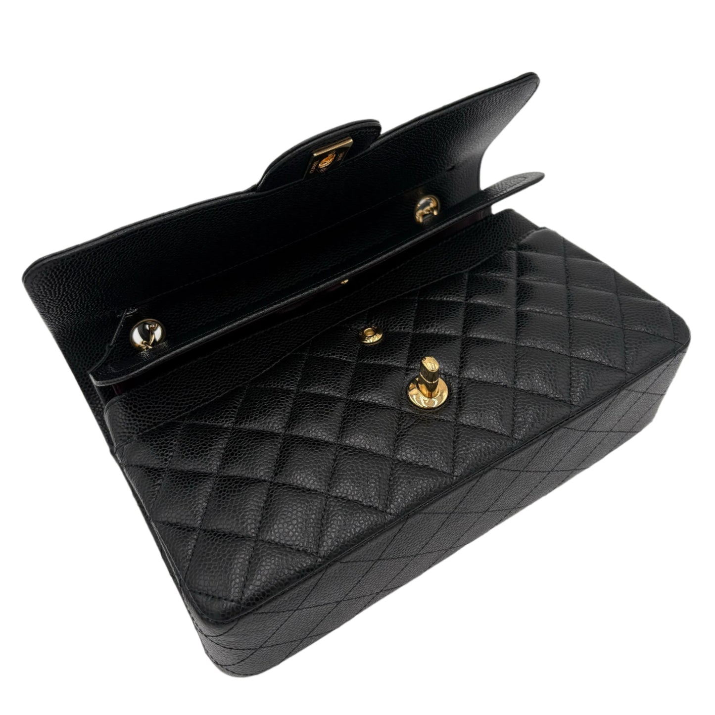 2020 Chanel Double Flap Classic Medium/Caviar