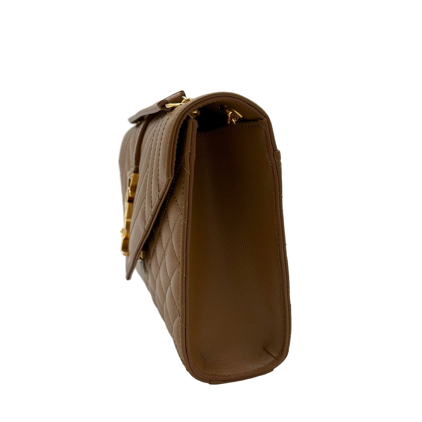 Saint Laurent Envelope Medium Matelassé Lambskin Bag