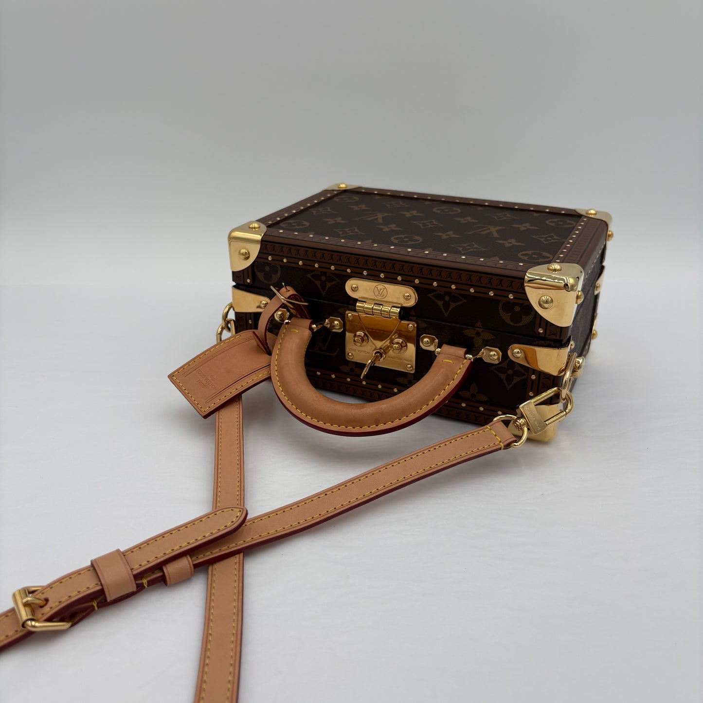Louis Vuitton Petite Valise Monogram Trunk Purse