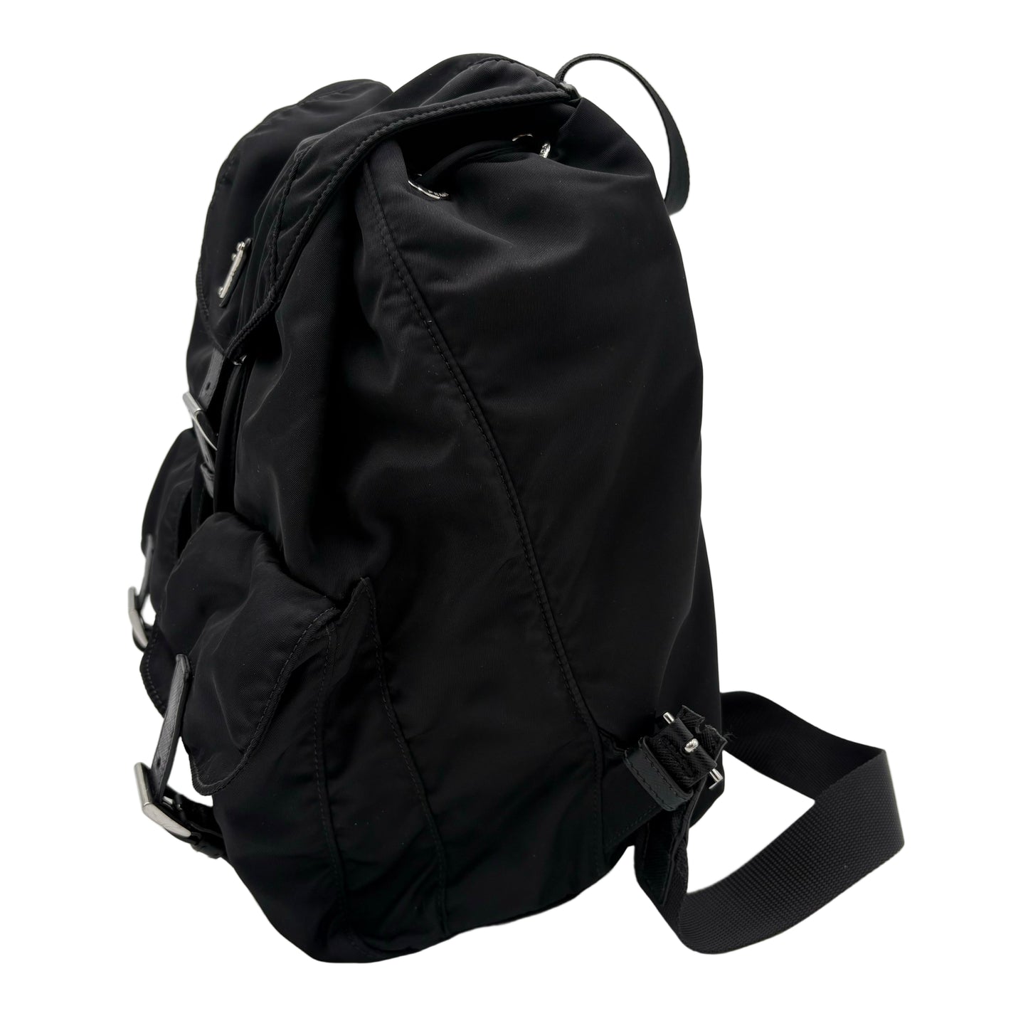 Prada re-Nylon Backpack W/Pouch Medium