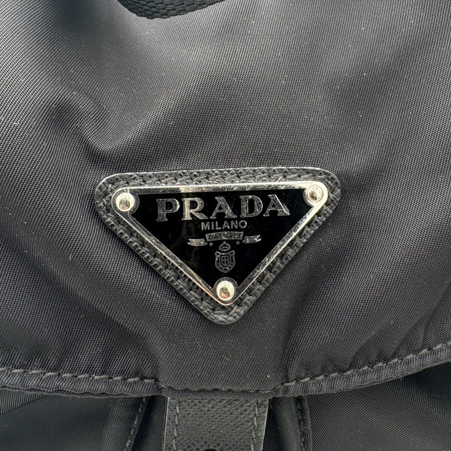 Prada re-Nylon Backpack W/Pouch Medium