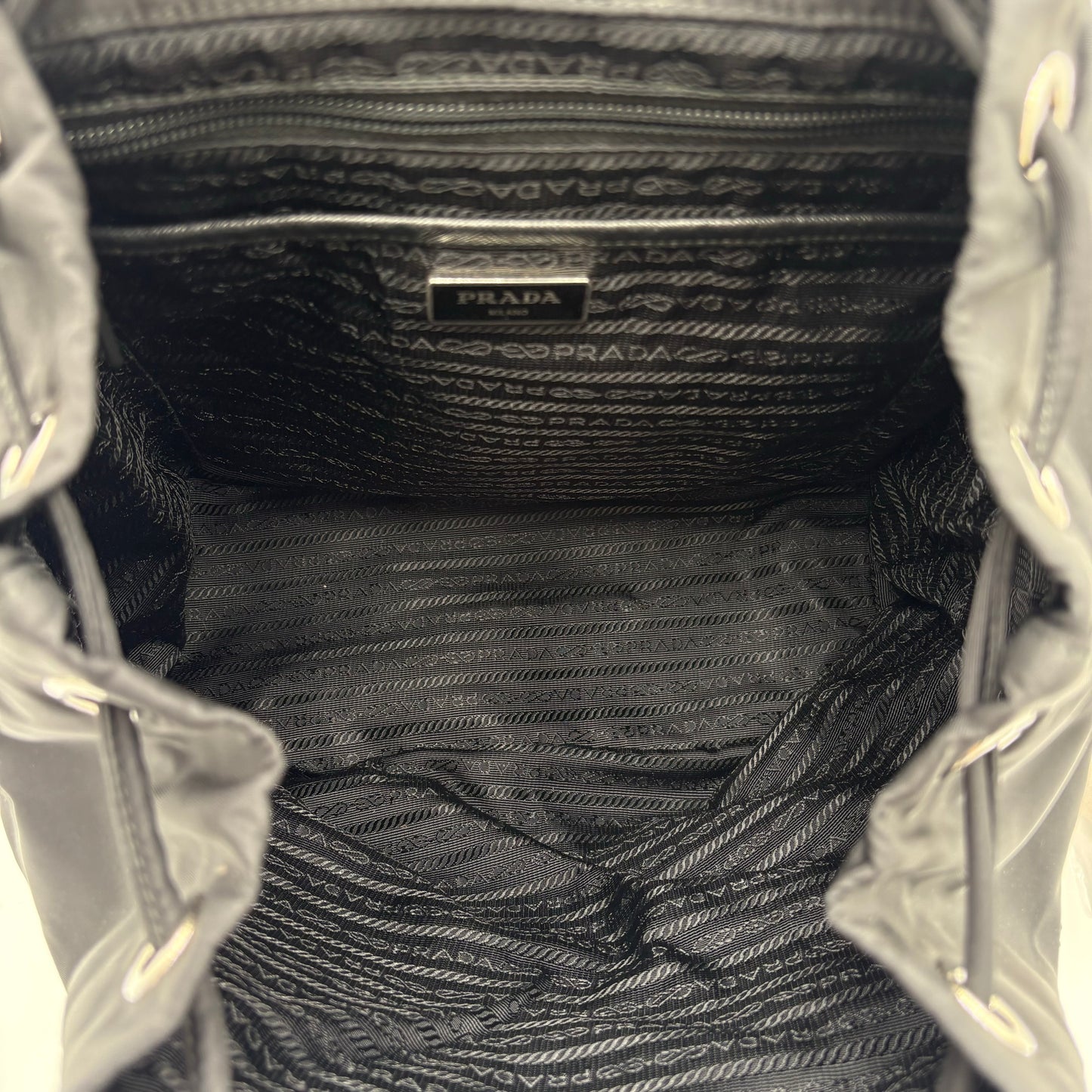 Prada re-Nylon Backpack W/Pouch Medium