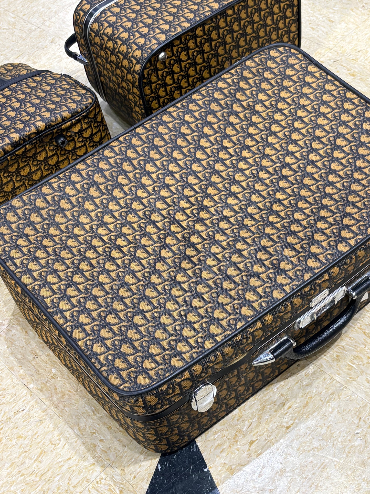 1970's Christian Dior Monogram Suitcase