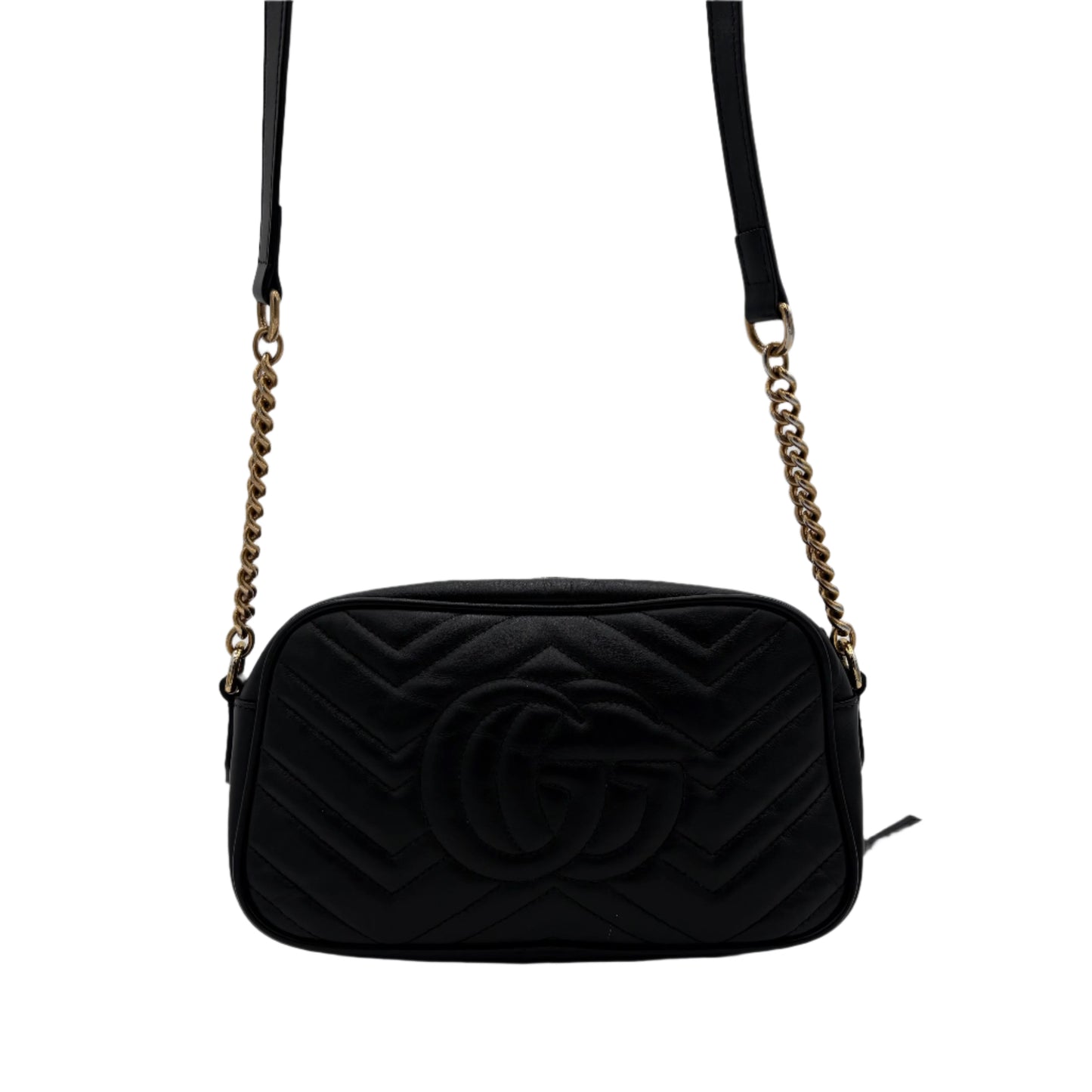 Gucci Black Marmont Shoulder Bag