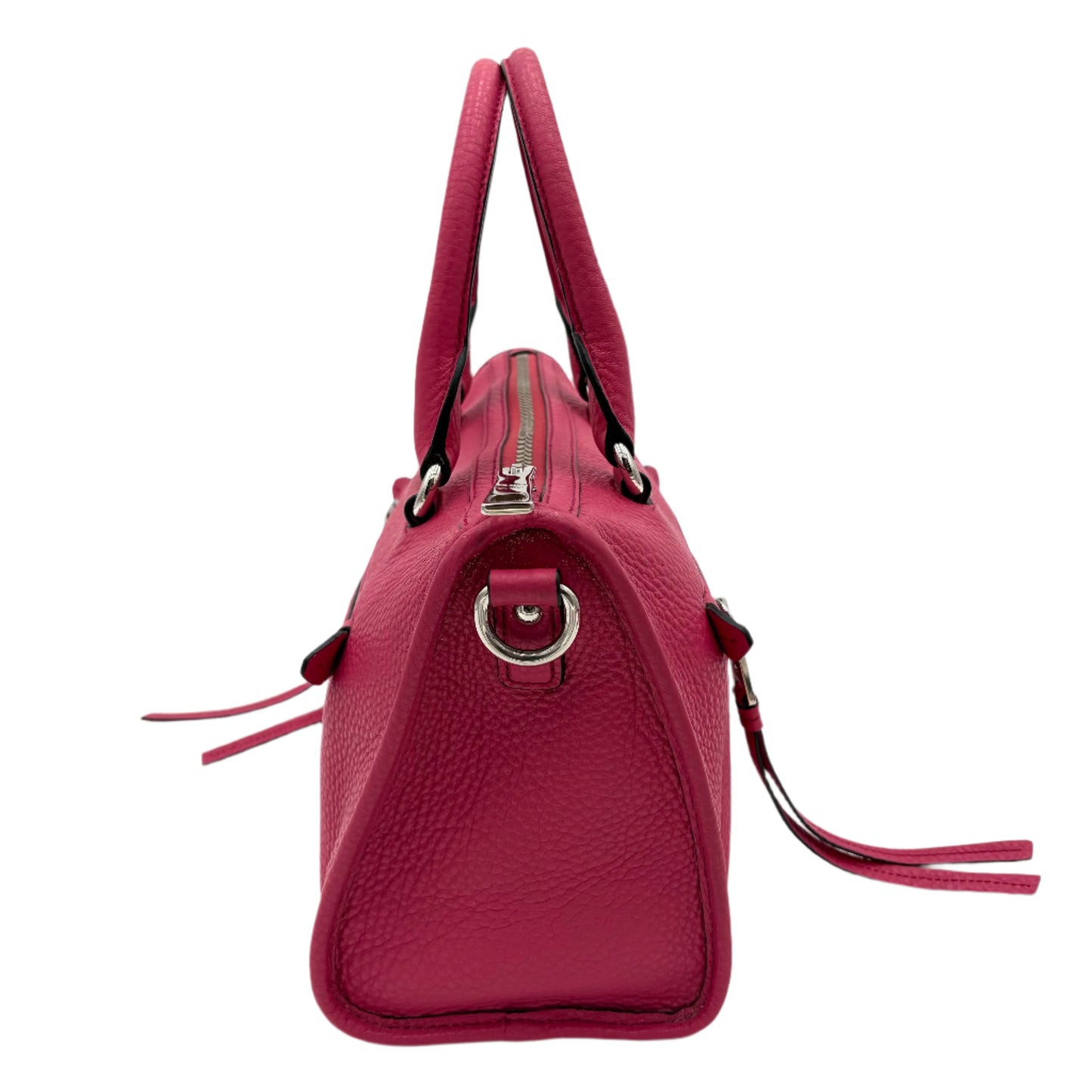 Prada Phenix Fuchsia Vitello Peony Pink Crossbody Bag