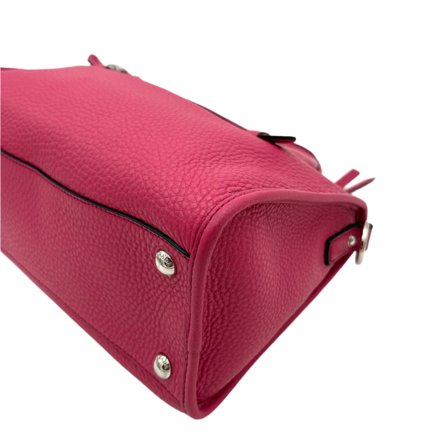 Prada Phenix Fuchsia Vitello Peony Pink Crossbody Bag