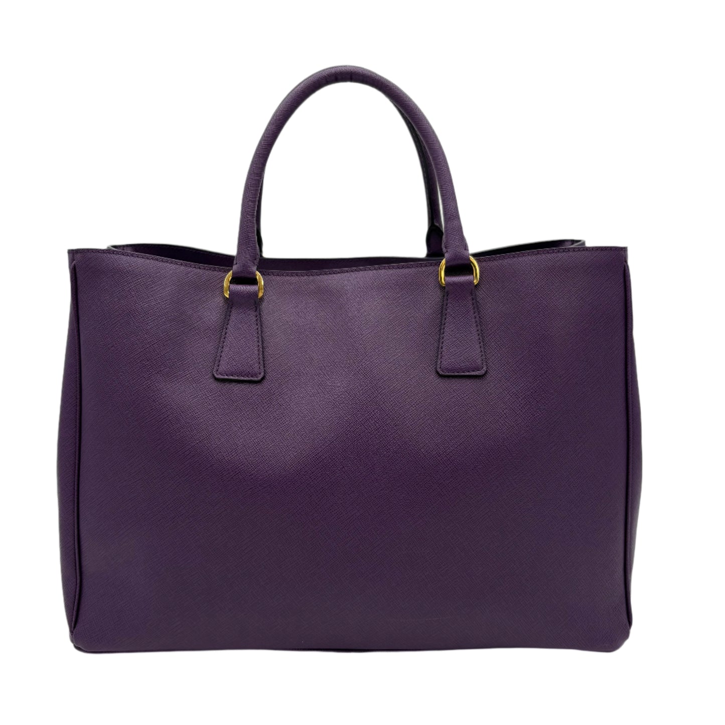 Prada Lux Saffiano Leather Tote-Purple : Medium