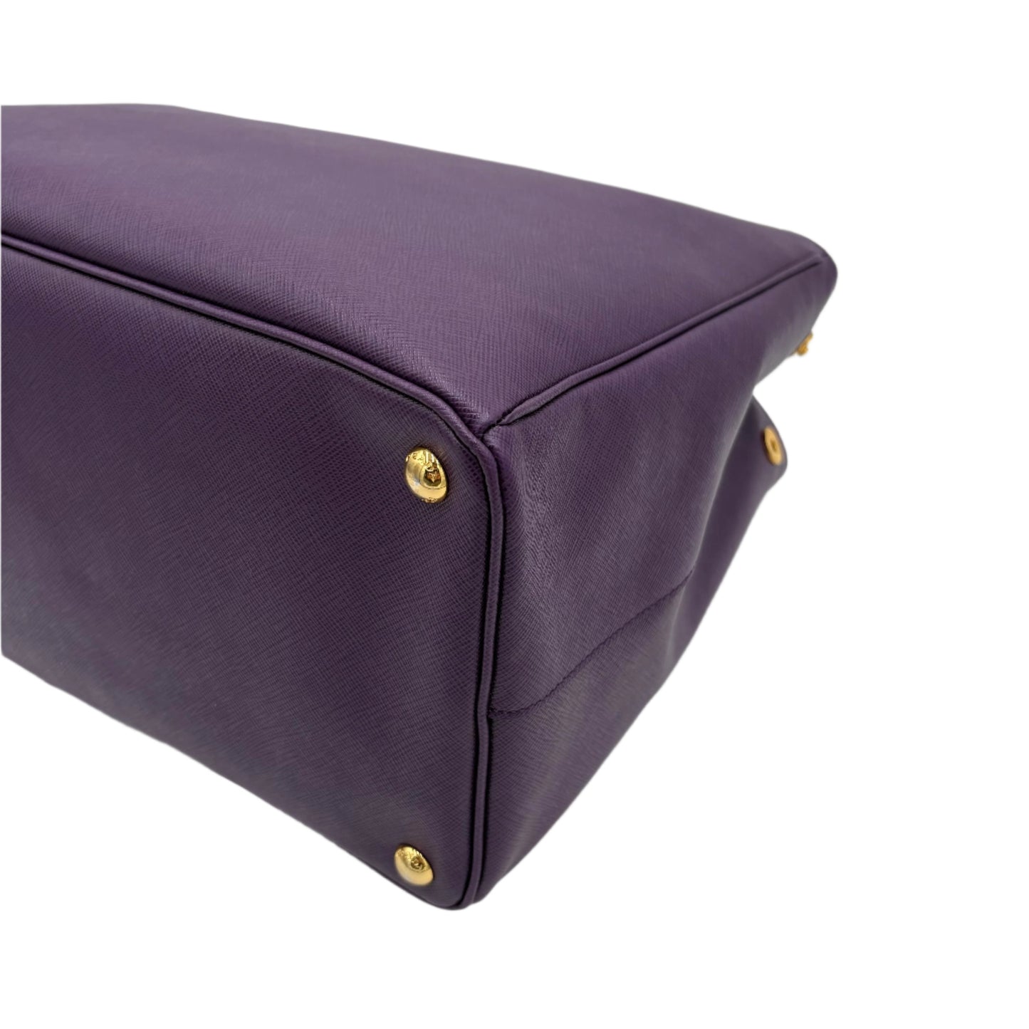 Prada Lux Saffiano Leather Tote-Purple : Medium