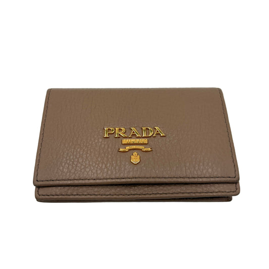 Prada Leather Saffiano Card Holder