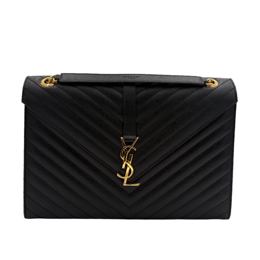 Saint Laurent Large Envelope Satchel Matelasse