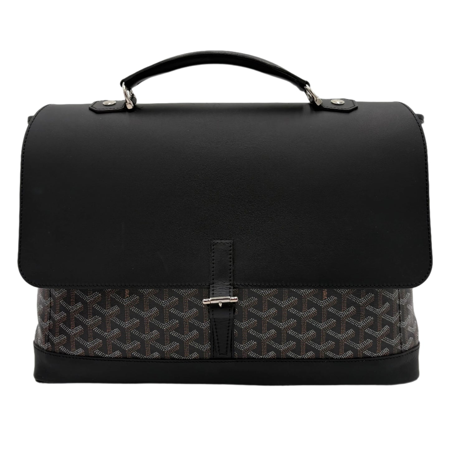 Goyard Citadin Messenger Bag Goyardine Black