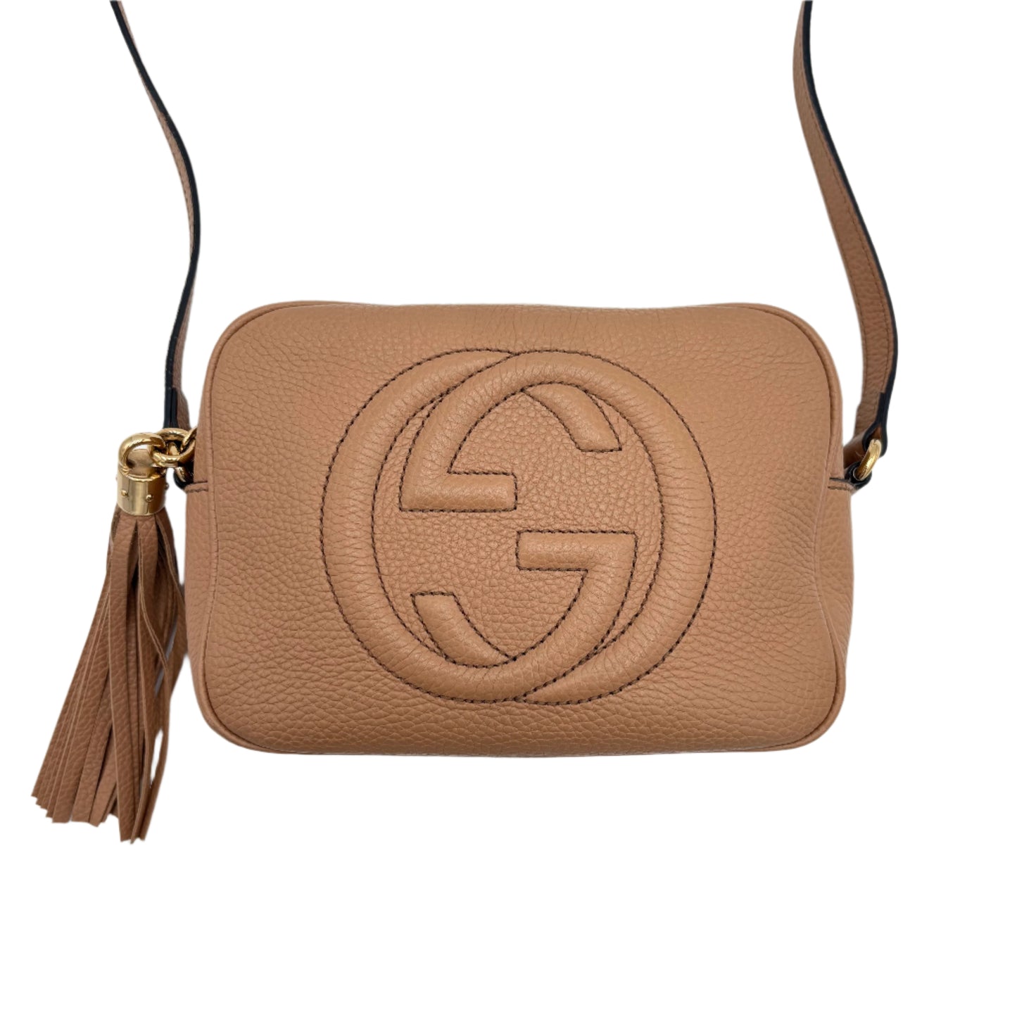 Gucci Soho Beige Leather Soho Disco Bag