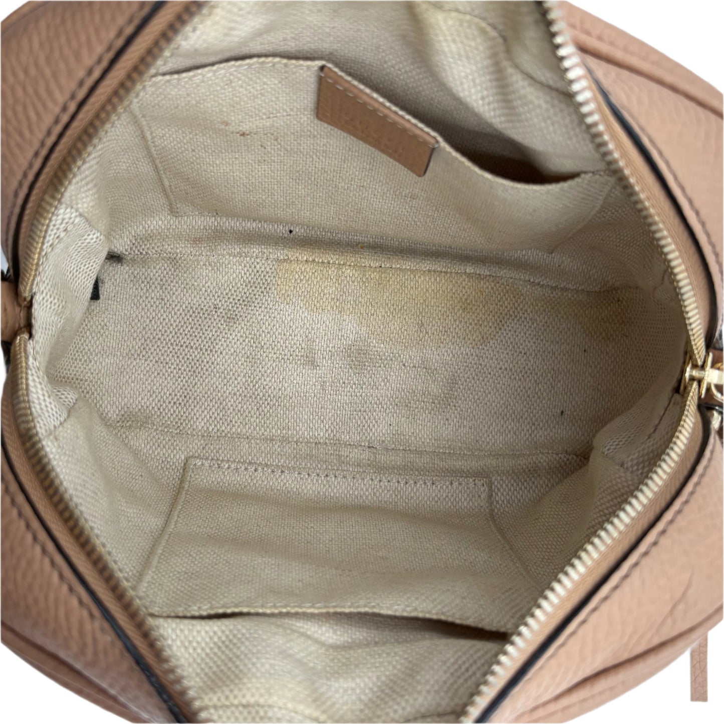 Gucci Soho Beige Leather Soho Disco Bag