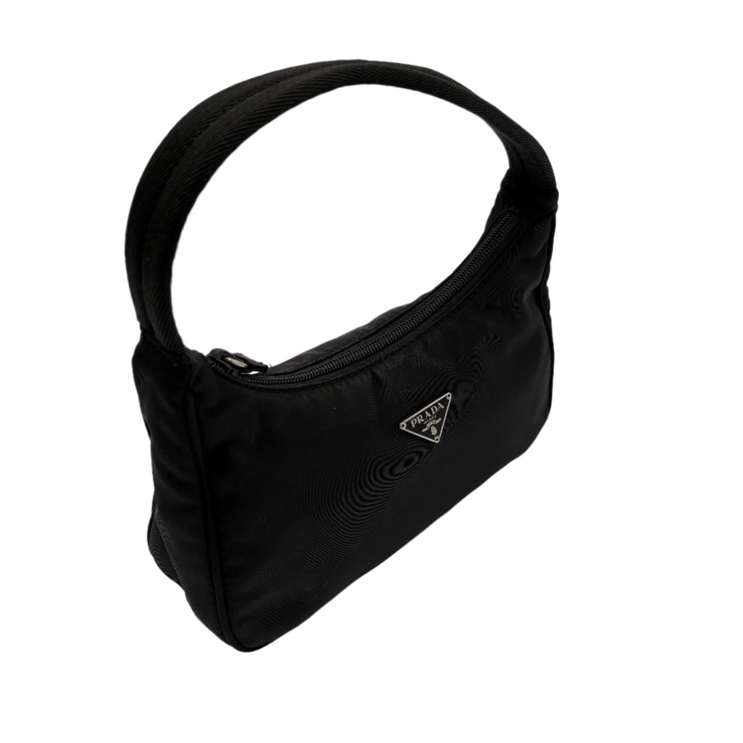Prada Tussuto Nylon Mini Black Bag
