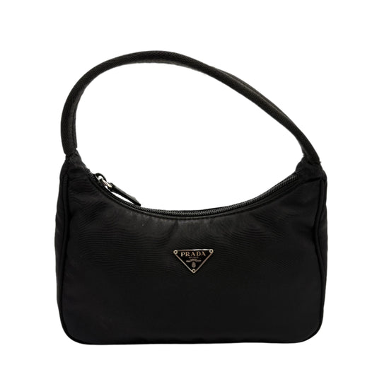 Prada Tussuto Nylon Mini Black Bag