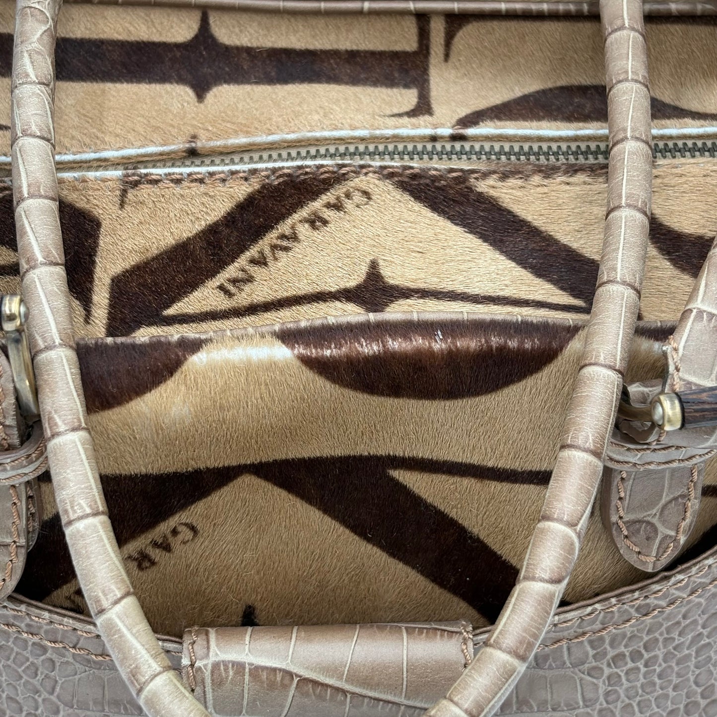 Valentino Pony Hair Pearl Bag