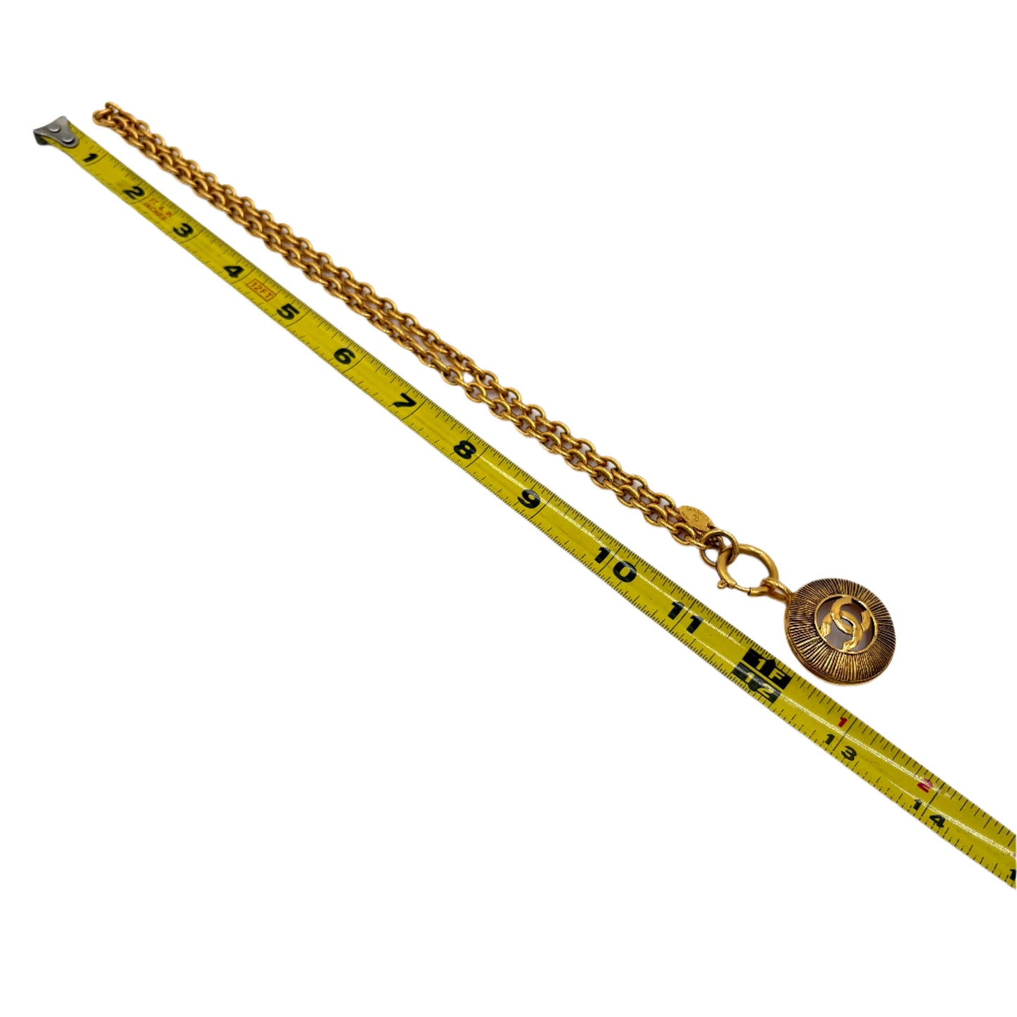 1990's Chanel CC Coco Round Necklace