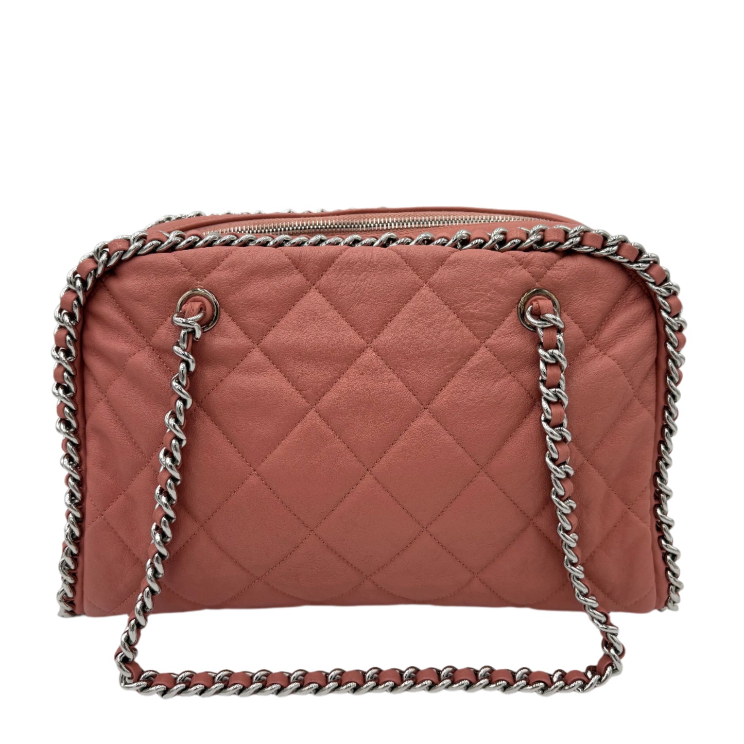 2010 Chanel Chain Around Bag-Pink Quilted