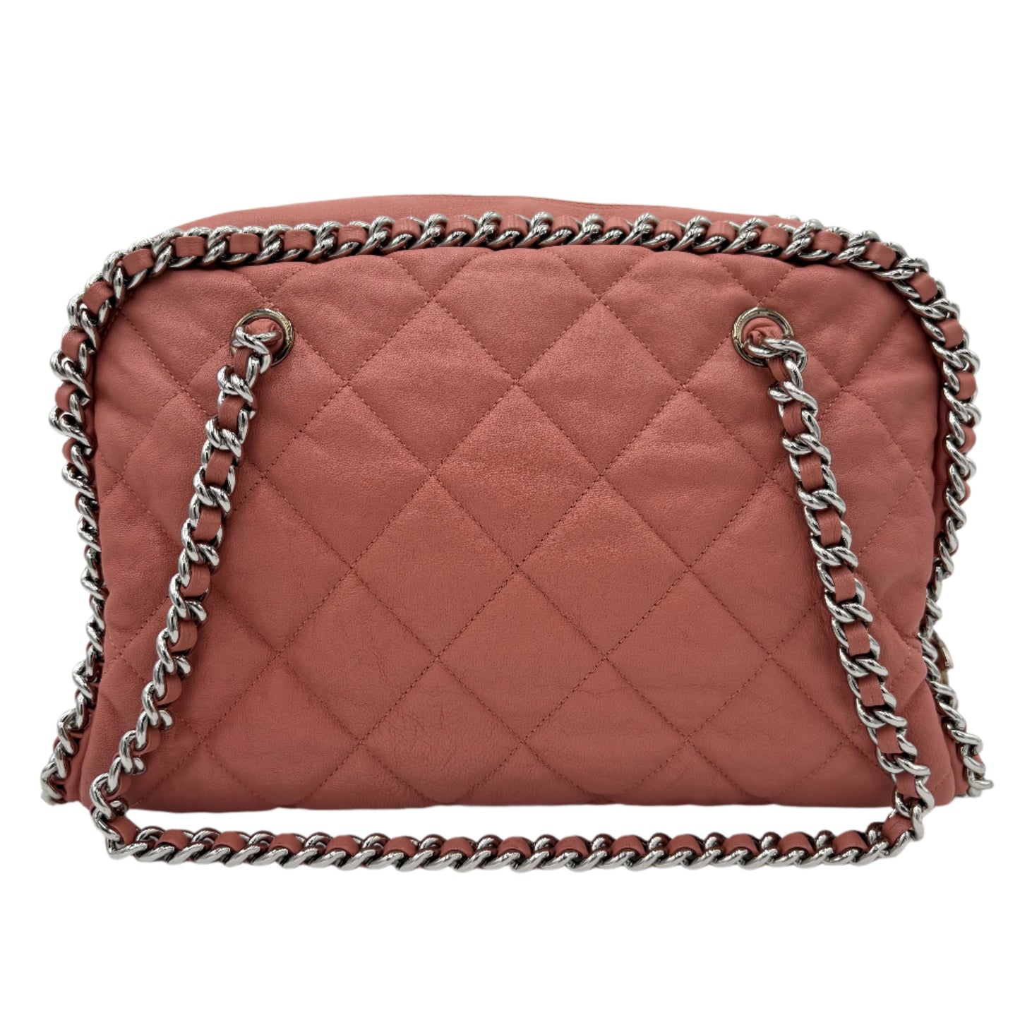2010 Chanel Chain Around Bag-Pink Quilted